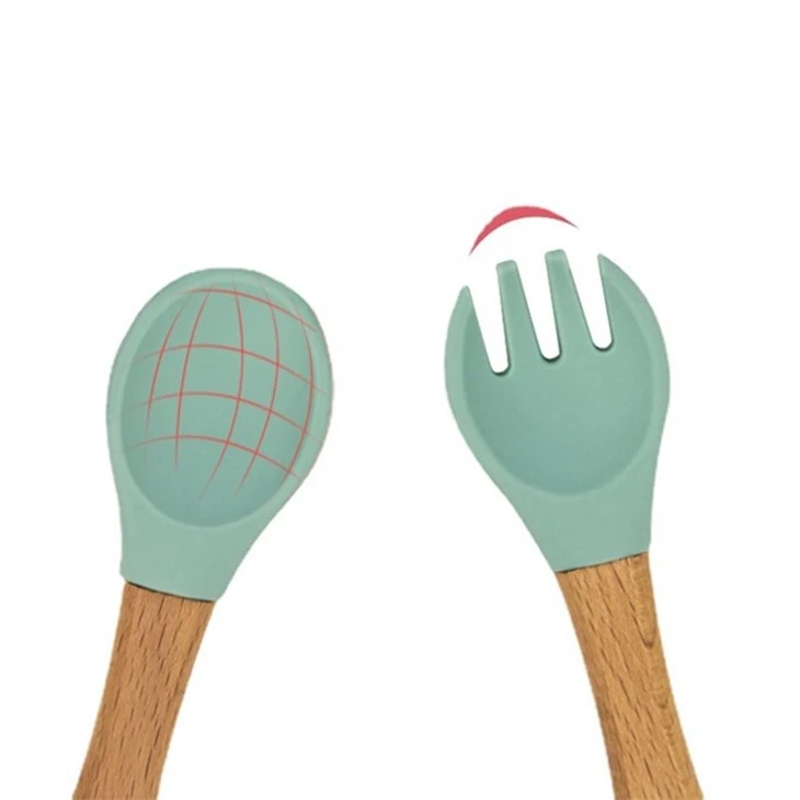 silicone spoon and fork baby