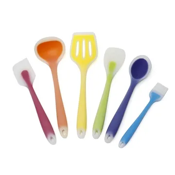 3 mestoli da zuppa in silicone, cucchiai, senza BPA, utensili da cucina per zuppe, sugo, condimenti per insalata e pastella per pancake