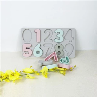 Puzzle per la prima educazione dei bambini creativi in silicone