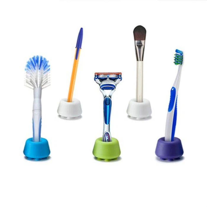 Suction Cup Silicone Toothbrush Holder